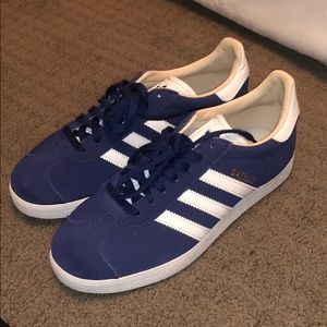 Navy Blue Adidas Gazelle Sneakers